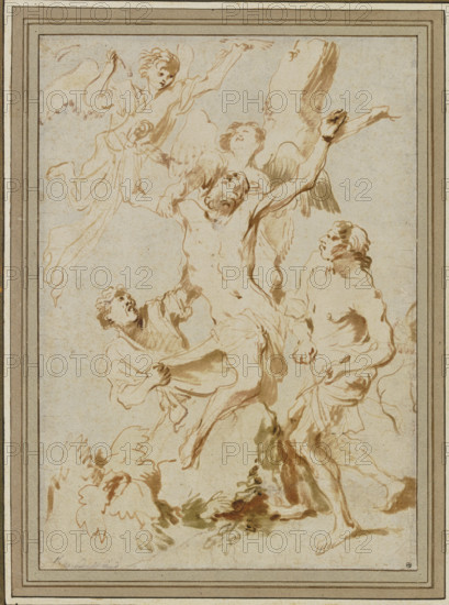 The Martyrdom of St. Bartholomew. Creator: Giovanni Benedetto Castiglione.