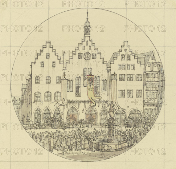 The Roman at the Day of the Princes 1864, c1864. Creator: Peter Becker.