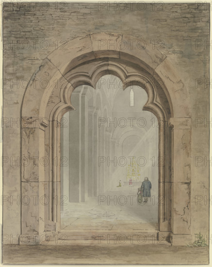 Church portal, 1825. Creator: Friedrich Maximilian Hessemer.