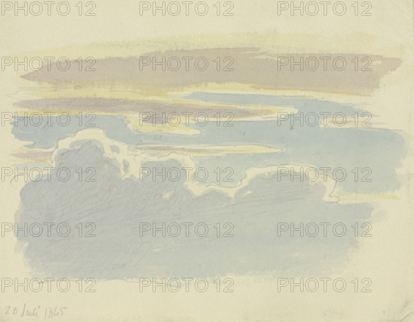 Clouds, 1865. Creator: Carl Theodor Reiffenstein.