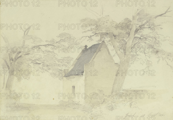 Chapel near Gondorf, 1841. Creator: Carl Theodor Reiffenstein.