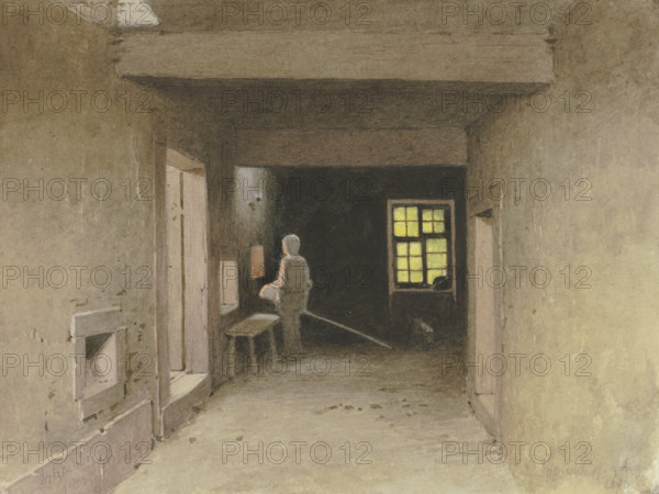 Bakery in Salzschlirf, 1880. Creator: Carl Theodor Reiffenstein.