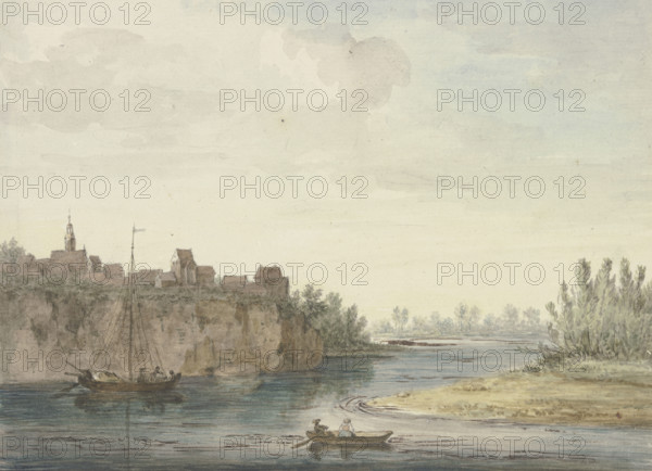 Belgern at the Elbe, c1775-1779. Creator: Georg Melchior Kraus.