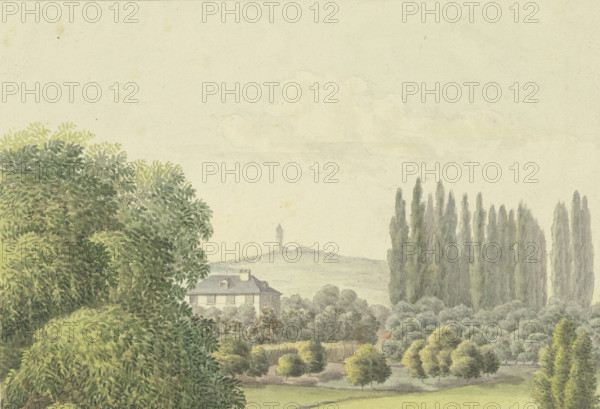 View of Ferdinand Fellner's family home in Frankfurt am Main, mid-19th century. Creator: Ferdinand Fellner.