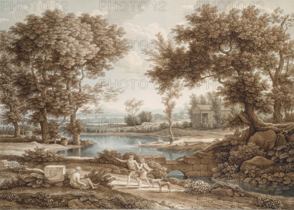 Heroic landscape, 1818. Creator: Johann Christian Reinhart.