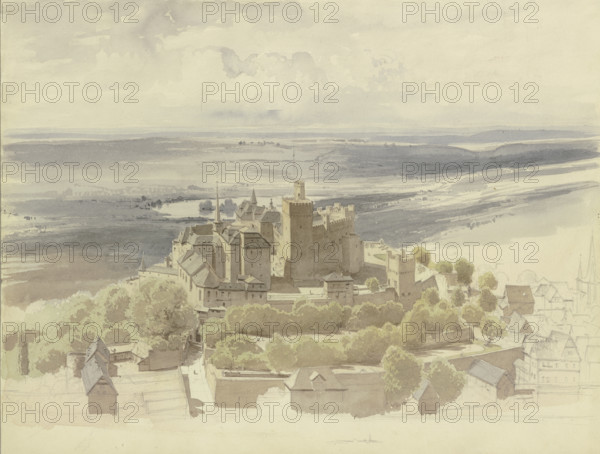 Braunfels castle, 1853. Creator: Carl Theodor Reiffenstein.