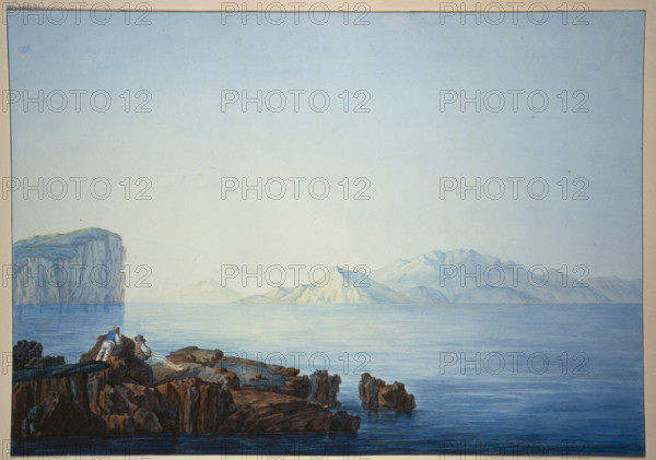 Bocca di Capri, 1789. Creator: Christoph Heinrich Kniep.