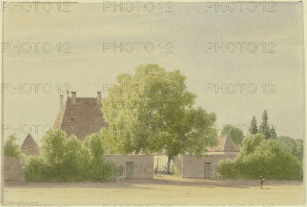 The Gunderrode family court, 1857. Creator: Carl Theodor Reiffenstein.