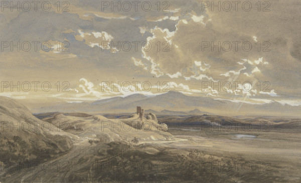 Campagna di Roma, mid-late 19th century. Creator: Eduard Wilhelm Pose.