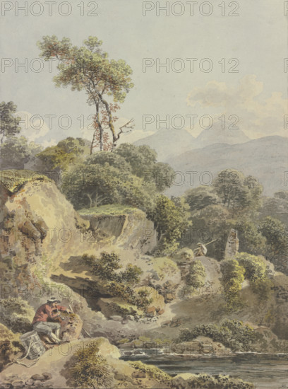 On the banks of the Birse near Pierre-Pertuis, late 18th century. Creator: Balthasar Anton Dunker.