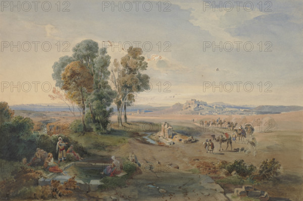Athens, seen from the well, c1830-1872. Creator: Jakob Becker.