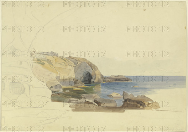 Coast near Syracuse, 19th century.