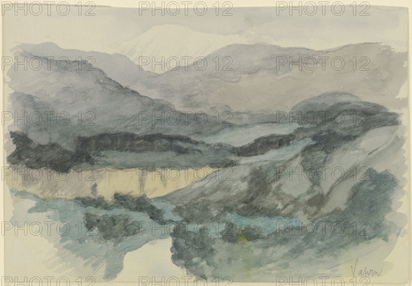 The Earth Pillars by the Schalderer Bach near Vahrn, 1878. Creator: Louis Eysen.