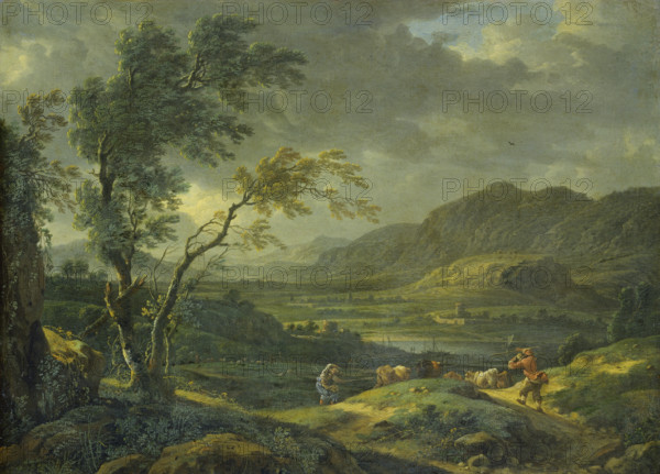 Landscape before a Thunderstorm, 1665-1670. Creator: Johann Franciscus Ermels.