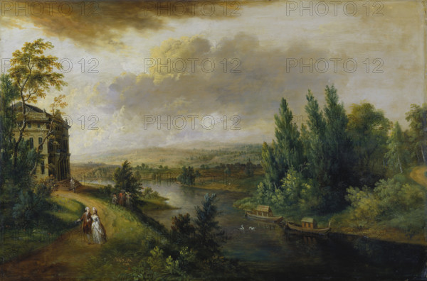 Schönbusch Castle near Aschaffenburg, 1786. Creator: Christian Georg Schutz.