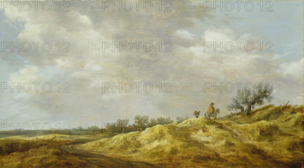 Path through the Dunes, 1629. Creator: Jan van Goyen.