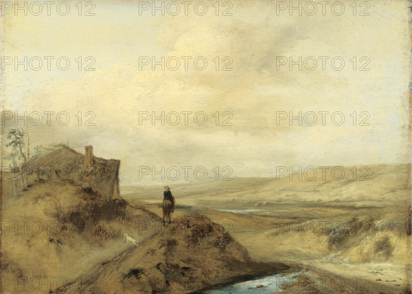 Rider in the Dunes, c1645-1650. Creator: Philip Wouverman.