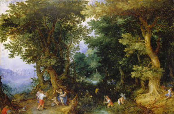 The Mocking of Latona, 1601. Creator: Jan Brueghel the Elder.