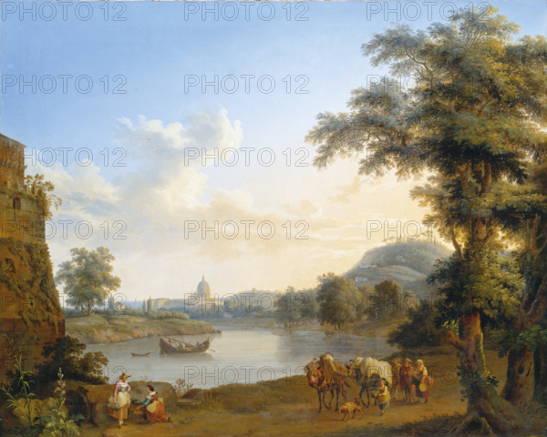 View of Saint Peter’s in Rome, 1774. Creator: Jacob Philip Hackert.