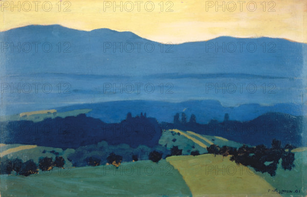 Landscape in the Jura Mountains near Romanel, 1900. Creator: Edouard Vuillard.