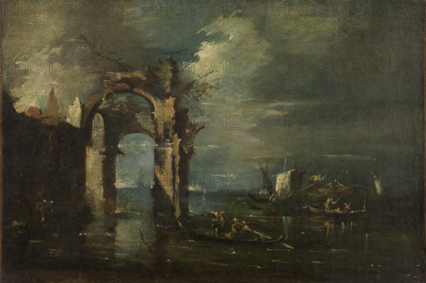 Lagoon Landscape, 1701-1800. Creator: Unknown.