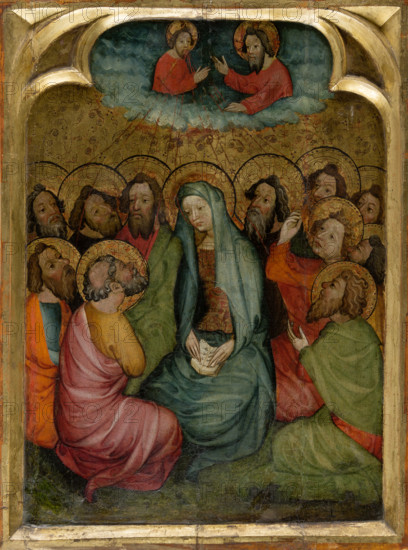 Pentecost, c1420-1430. Creator: Spanish Master first half of the 15th century.