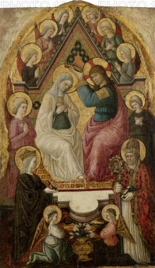 The Coronation of the Virgin, c1460. Creator: Lucchese Master.