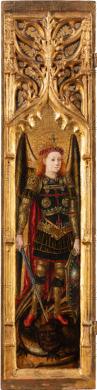 St Michael, c1448-1458. Creator: Juan Rexach workshop.