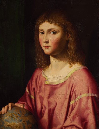 The Infant Christ as Salvator Mundi, 1502-1546. Creator: Follower of Bartolomeo Veneto.