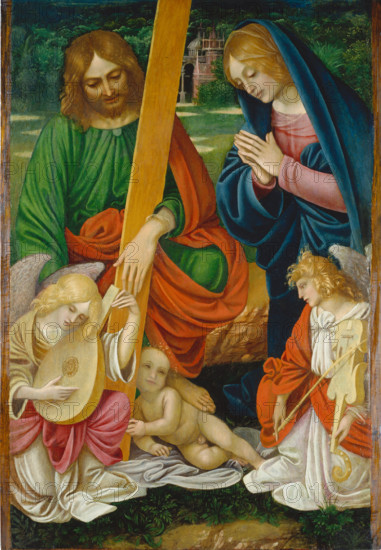 The Adoration of the Christ Child, c1500-1510. Creator: Gaudenzio Ferrari.
