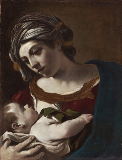 Virgin and Child, 1621-1622. Creator: Guercino.