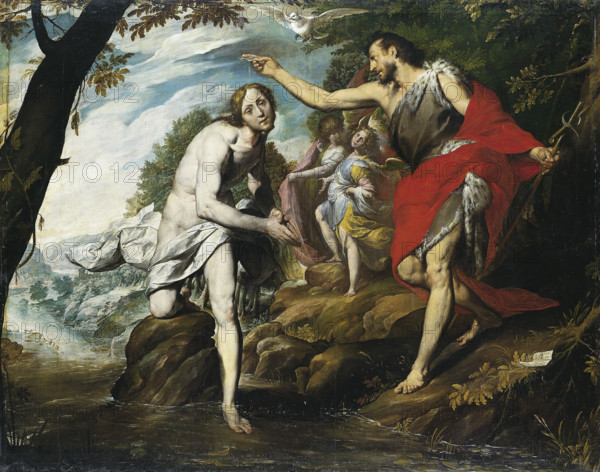 The Baptism of Christ, 1601. Creator: Giovanni Battista Crespi.