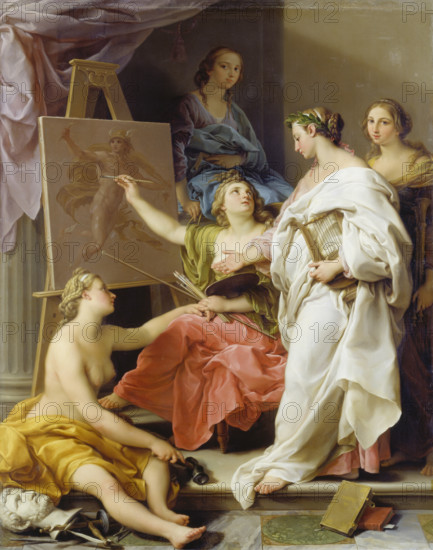 Allegory of the Arts, 1740. Creator: Pompeo Batoni.