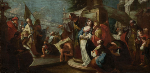 The Elders Accusing Susanna of Adultery, after 1761. Creator: Vinzenz Fischer  attributed.