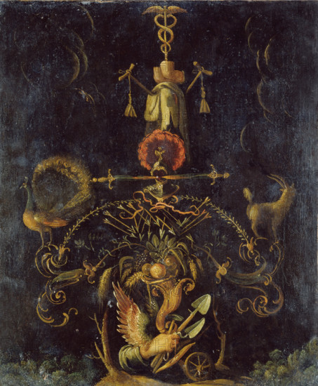 Emblematic Representation, 1600. Creator: Karel van Mander I.