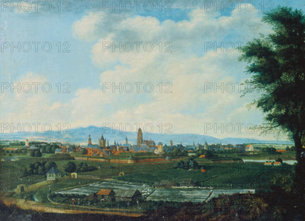 View of Frankfurt Overlooking Sachsenhausen, after 1751-before 1765. Creator: German Master.