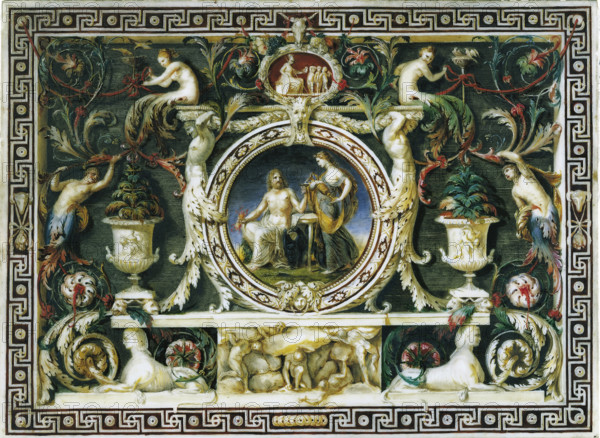 Jupiter and Hebe, c1775-1790. Creator: Ignaz Unterberger.