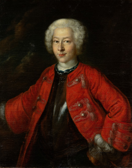 Portrait of Hieronymus Georg von Holzhausen, 1735-1745. Creator: German Master.