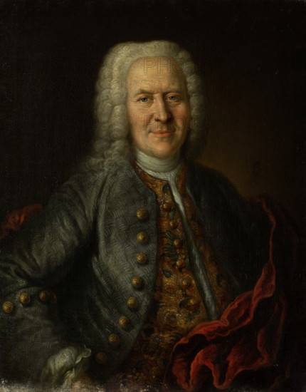 Portrait of Justinian von Holzhausen, c1735-1745. Creator: German Master.