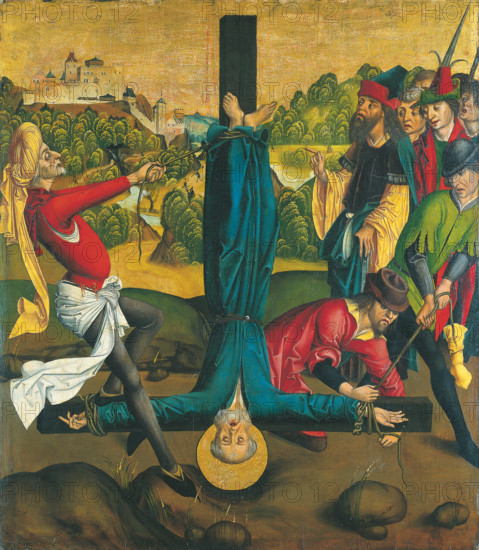 The Martyrdom of St Peter, c1480-1490. Creator: Master of the Winkler Epitaph.