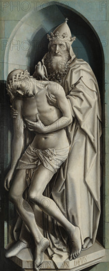 Trinity, c1428-1430. Creator: Master of Flémalle;Robert Campin workshop.