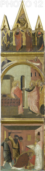 Calling and Martyrdom of Saint Matthew, c1315-1360. Creator: Workshop of Pietro Lorenzetti.