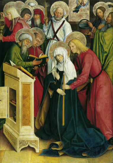 The Death of the Virgin, c1497-1503. Creator: Master of the Pfullendorf Altar.