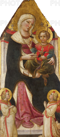 Enthroned Madonna and Child with Angels, c1410-1422. Creator: Giovanni dal Ponte.