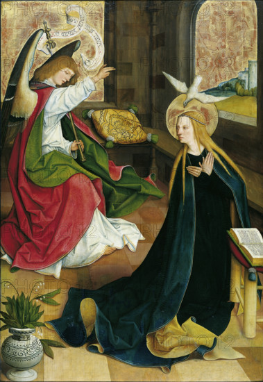 The Annunciation, c1497-1503. Creator: Master of the Pfullendorf Altar.