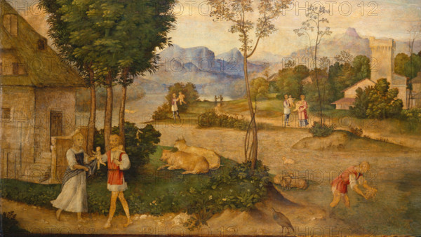 The Finding of Romulus and Remus, after 1520. Creator: Giorgione.