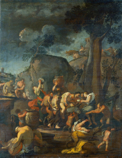 A Bacchanal, c1665. Creator: Giulio Carpioni.