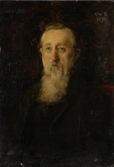 Portrait of Reinhard Roederstein (father of the painter), 1889-1890. Creator: Ottilie Wilhelmine Roederstein.