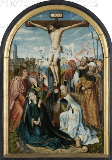 The Crucifixion of Christ, 1500-1504. Creator: Master of Frankfurt.