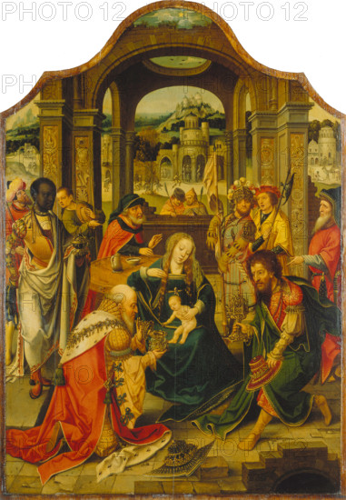 The Adoration of the Magi, c1517-1520. Creator: Master of the Von Groote Adoration.